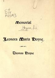 Cover of: Leonora Maria Hoyne, wife of Thomas Hoyne by Leonora Maria Hoyne