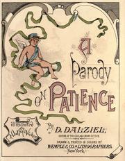 Cover of: A parody on Patience by D. Dalziel