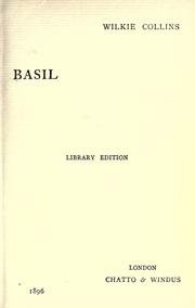 Cover of: Basil. by Wilkie Collins