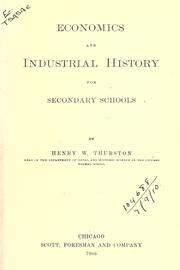 Cover of: Economics and industrial history.