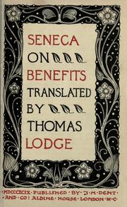 Cover of: On benefits by Seneca the Younger