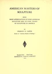 Cover of: American masters of sculpture by Charles Henry Caffin