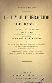 Cover of: Le livre d'Heraclide de Damas by Nestorius Patriarch of Constantinople