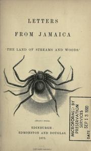 Cover of: Letters from Jamaica by Charles Rampini