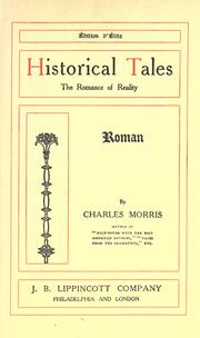 Cover of: Historical tales by Charles Morris