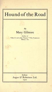 Cover of: Hound of the road by Mary Gilmore