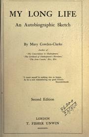 Cover of: My long life by Mary Cowden Clarke