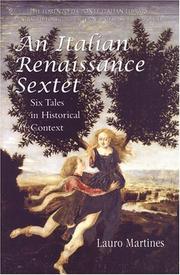 Cover of: An Italian Renaissance Sextet | Lauro Martines