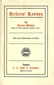 Cover of: Dickens' London