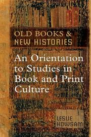 Cover of: Old Books and New Histories by Leslie Howsam