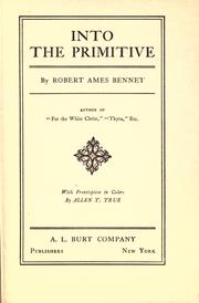 Cover of: Into the primitive