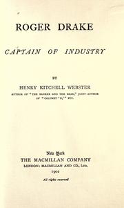 Cover of: Roger Drake, captain of industry: [a novel]