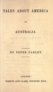 Tales about America and Australia by Samuel G. Goodrich