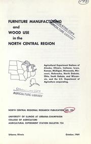 Cover of: Furniture manufacturing and wood use in the north central region. by I. I. Holland