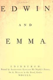 Cover of: Edwin and Emma.