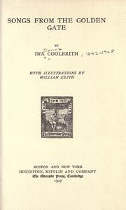 Cover of: Songs from the Golden Gate by Ina Donna Coolbrith