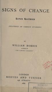 Signs of change by William Morris