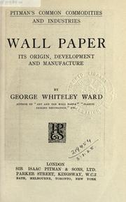 Cover of: Wall paper by George Whiteley Ward