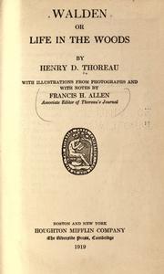 Cover of: Walden by Henry David Thoreau