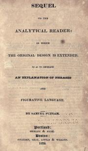 Sequel to The analytical reader by Putnam, Samuel