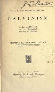 Cover of: Calvinism by Abraham Kuyper