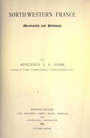 Cover of: Collected works. by Augustus J. C. Hare