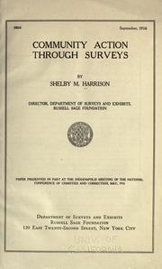 Community action through surveys by Harrison, Shelby M.