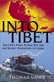 Cover of: Into Tibet by Thomas Laird