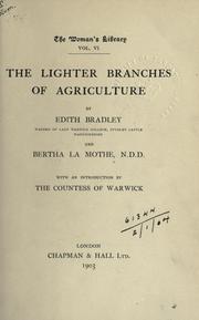 Cover of: lighter branches of agriculture