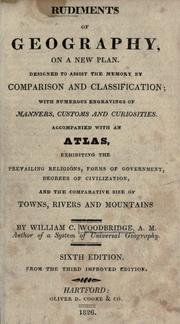 Cover of: Rudiments of geography, on a new plan ...: Accompanied with an atlas.
