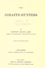 Cover of: The giraffe-hunters by Mayne Reid