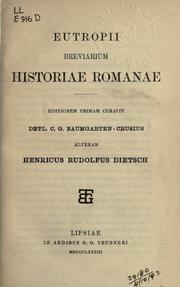 Cover of: Breviarium historiae Romanae