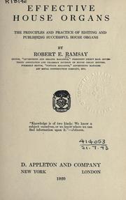 Effective house organs by Robert E. Ramsay