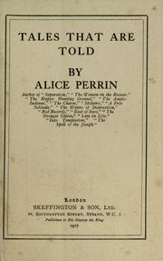 Cover of: Tales that are told