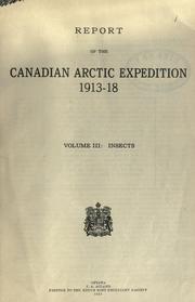 Cover of: Reports. by Canadian Arctic Expedition (1913-1918), Canadian Arctic Expedition (1913-1918)