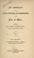 Cover of: An abstract of the laws, customs, and ordinances of the Isle of Man, vol. 1.