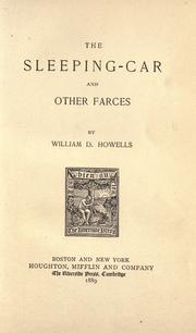 Cover of: sleeping-car: and other farces