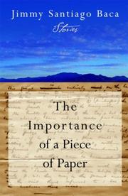 Cover of: The importance of a piece of paper