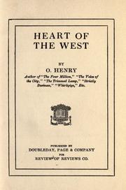 Cover of: Heart of the West by O. Henry