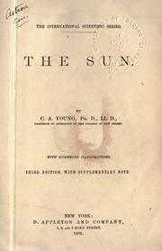 Cover of: The sun.
