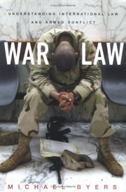 Cover of: War law by Michael Byers