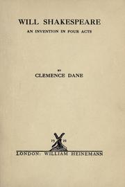 Cover of: Will Shakespeare by Clemence Dane