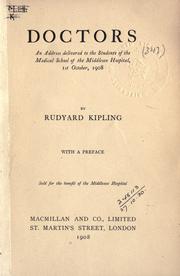 Cover of: Doctors by Rudyard Kipling