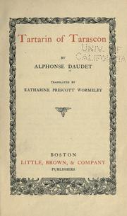 Cover of: Tartarin of Tarascon by Alphonse Daudet