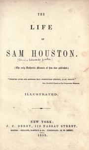 Cover of: The life of Sam Houston by C. Edwards Lester