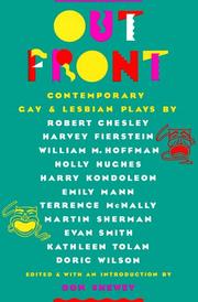Cover of: Out Front by Robert Chesley, Harvey Fierstein, William M. Hoffman, Holly Hughes, Harry Kondoleon, Emily Mann, Terrence McNally, Martin Sherman, Evan Smith