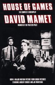Cover of: House of games by David Mamet