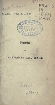 Cover of: A life for a life. by Dinah Maria Mulock Craik