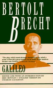 Leben des Galilei by Bertolt Brecht, F. H. Brookes, E. C. Fraenkel