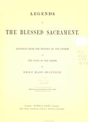 Cover of: Legends of the blessed sacrament